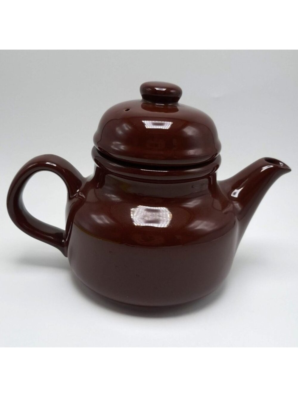 Rondo Japan Brown Ceramic Teapot Classic Design Collectible Tea Kettle